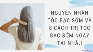 nguyên nhân tóc bạc sớm