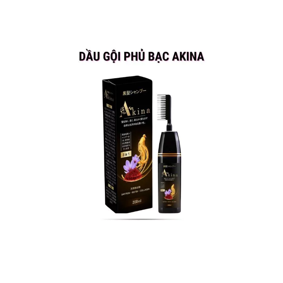 DẦU GỘI PHỦ BẠC AKINA