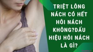 triệt lông nách có hết hôi nách không