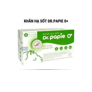khăn hạ sốt dr papie