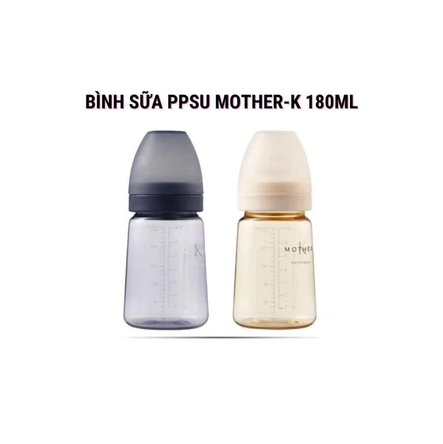 bình sữa ppsu, bình sữa ppsu mother-k