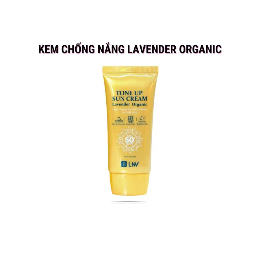Kem Chống Nắng Lavender Organic