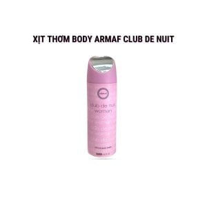 Xịt Thơm Body Armaf Club De Nuit