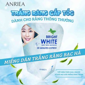 Miếng Dán Trắng Răng Bạc Hà Anriea