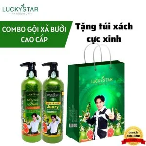 Combo Gội Xả Bưởi Cao Cấp Lucky Star