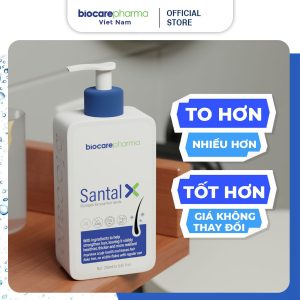 dầu gội trị gàu santal x
